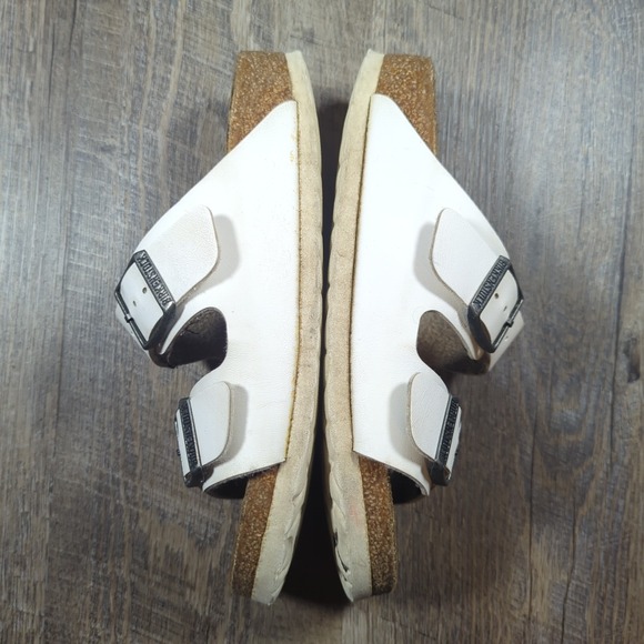 Birkenstock Arizona Birko-Flor White Sandals Women's Size EU 36 US 5 - Picture 10 of 15